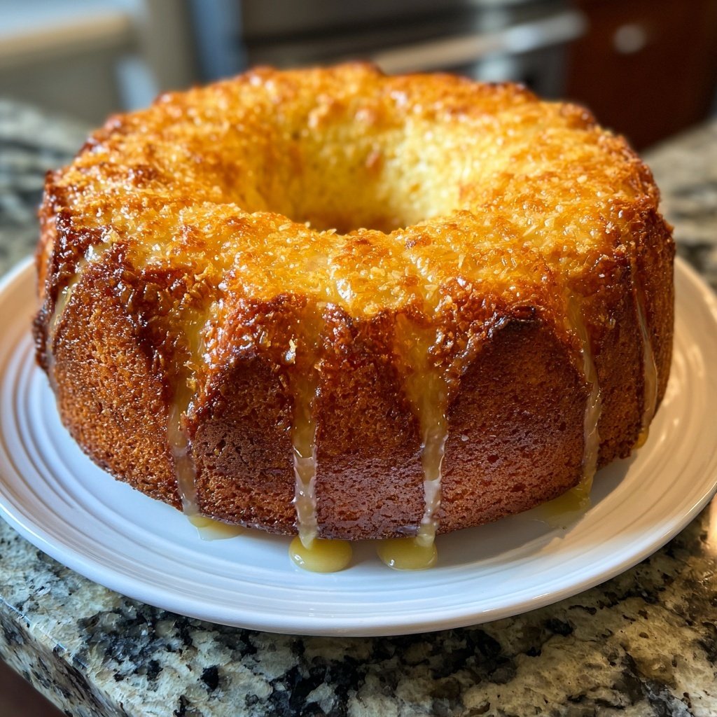 Zitronenkuchen mit Honig