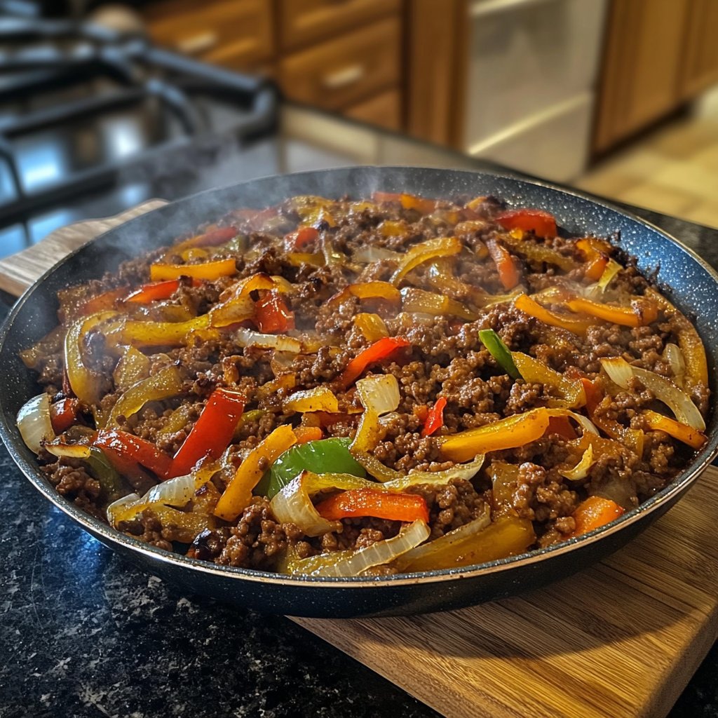 Hackfleisch Pfanne deftig