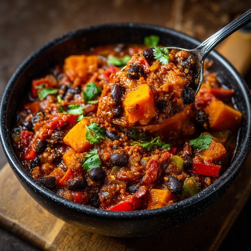 Chili sin Carne mit Süßkartoffel