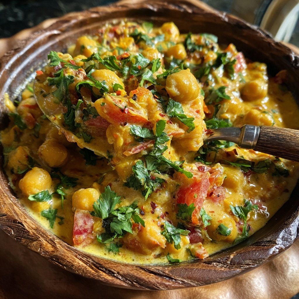 Vegetarisches Kichererbsencurry