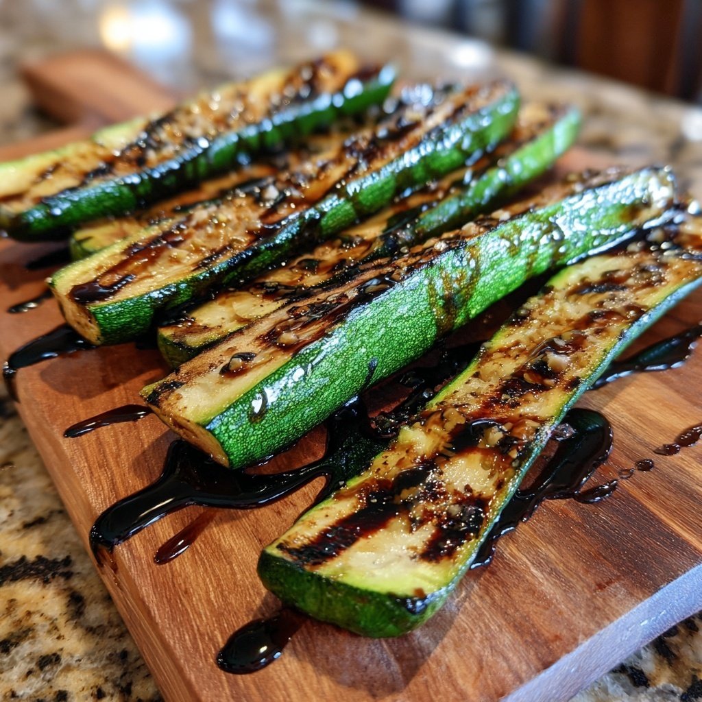 Gegrillte Zucchini Scheiben