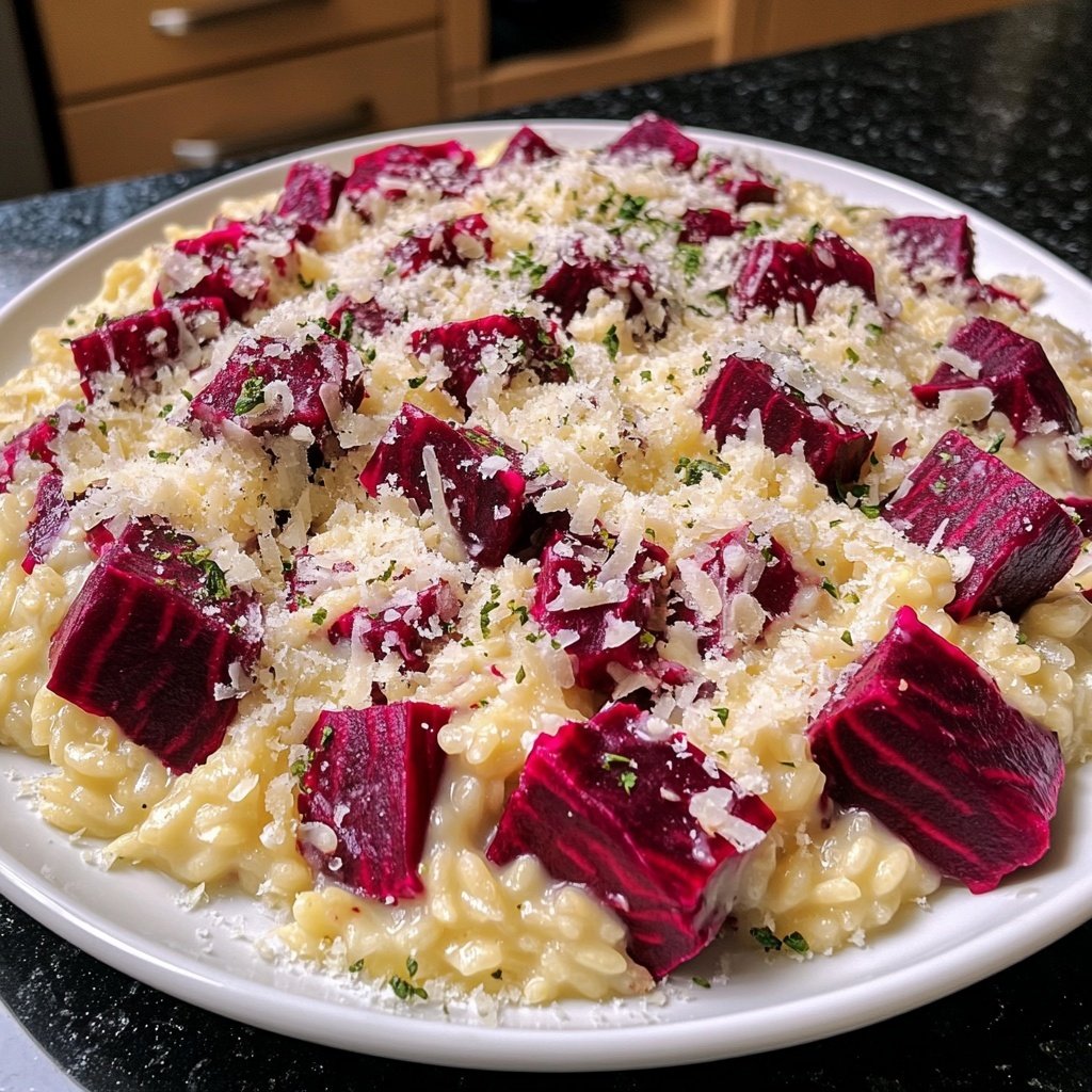 Risotto mit Roter Bete