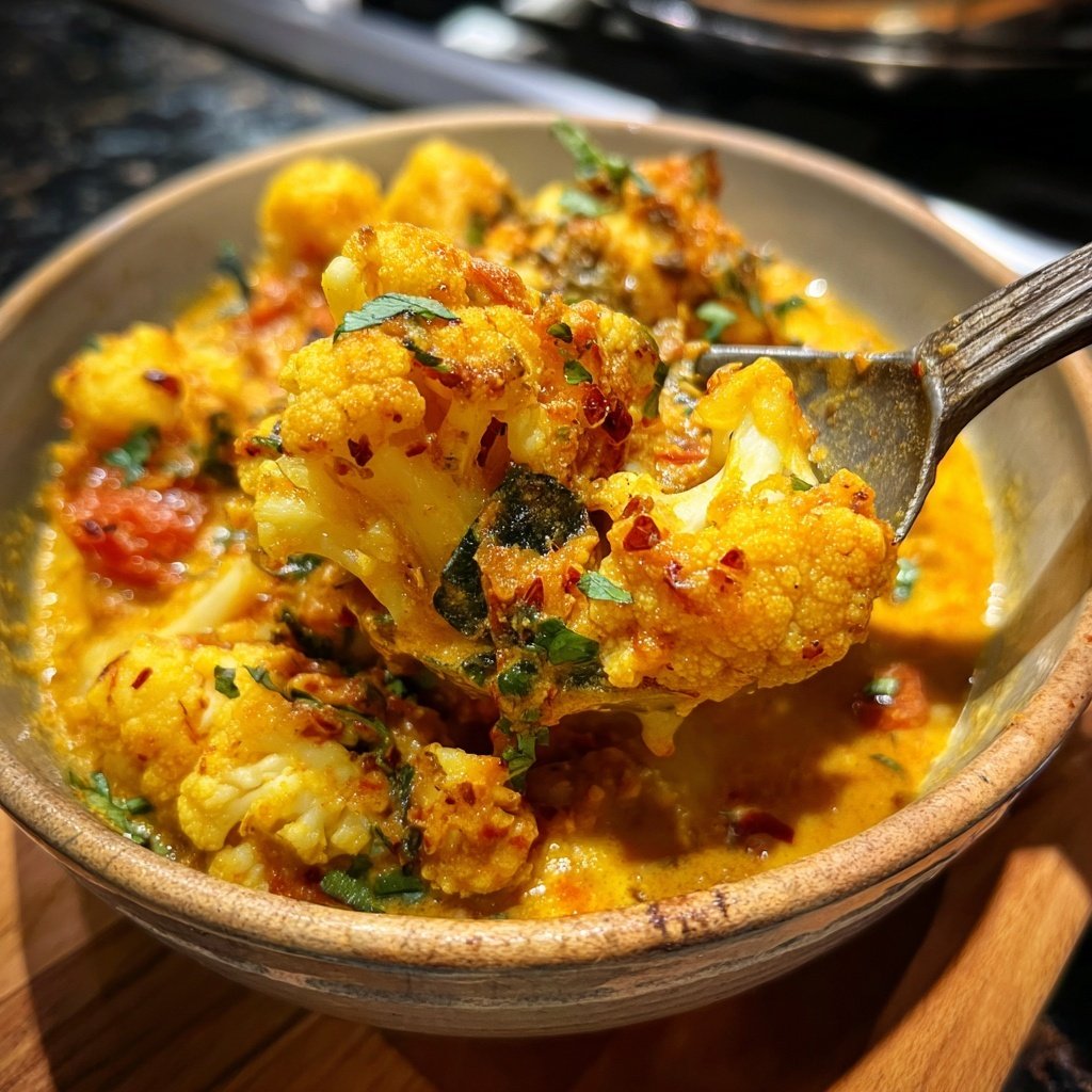 Blumenkohl Curry Mit Kokosmilch