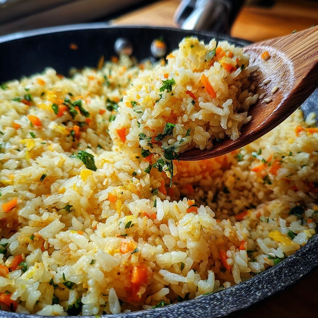 Gebratener Reis mit Sesamöl